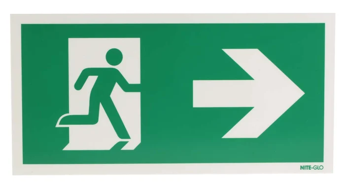 Emergency exit sign